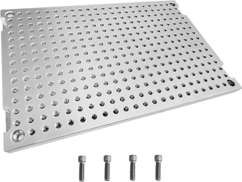 JMSMSH 8" x 12" x 1/2" MIC7 Aluminum Fixture/Sacrificial Plate, Mini Pallet - Image 4